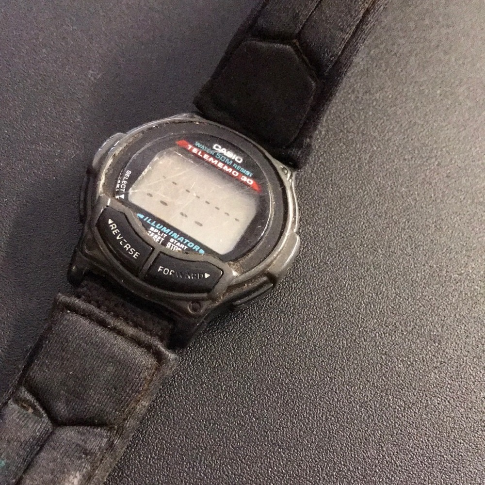 Vintage unisex electronic casino watch